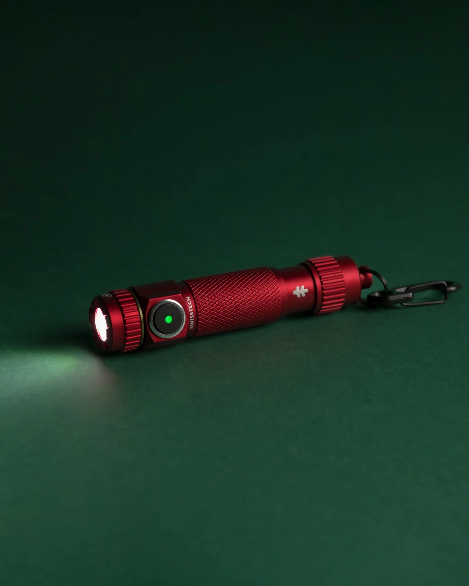 Limited Edition Swiss Tech Schlüssel Red - 400LM Mini Keychain